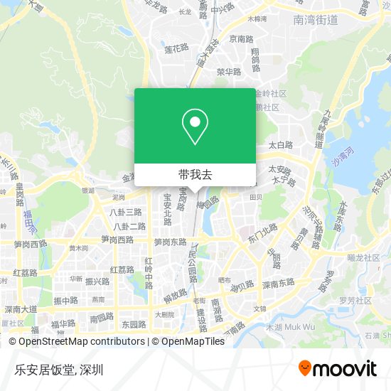 乐安居饭堂地图