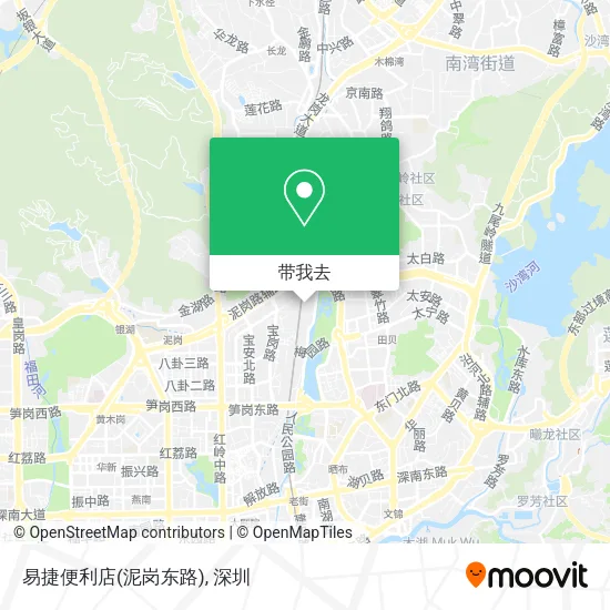 易捷便利店(泥岗东路)地图