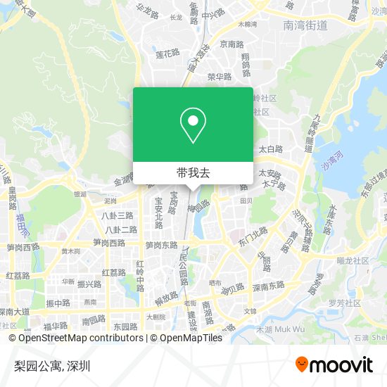 梨园公寓地图