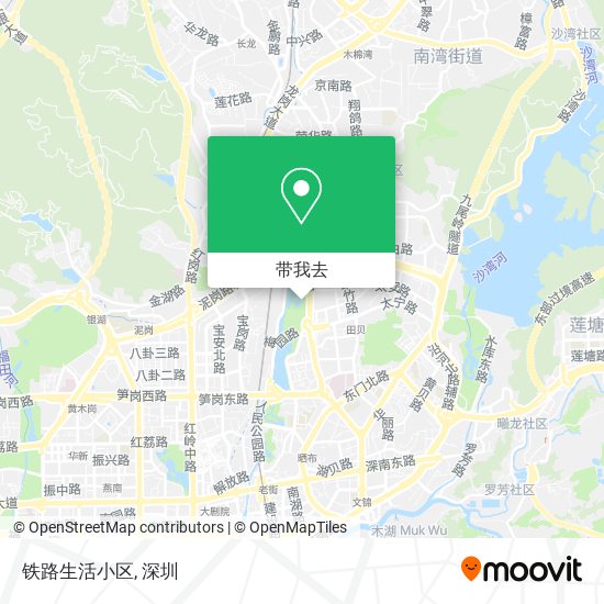 铁路生活小区地图
