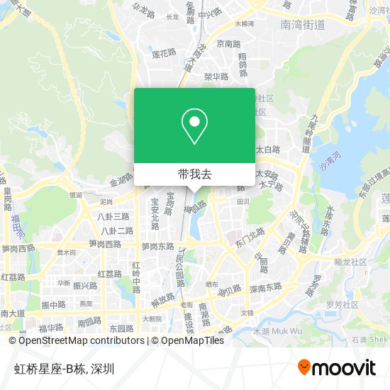虹桥星座-B栋地图