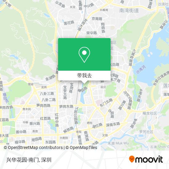 兴华花园-南门地图