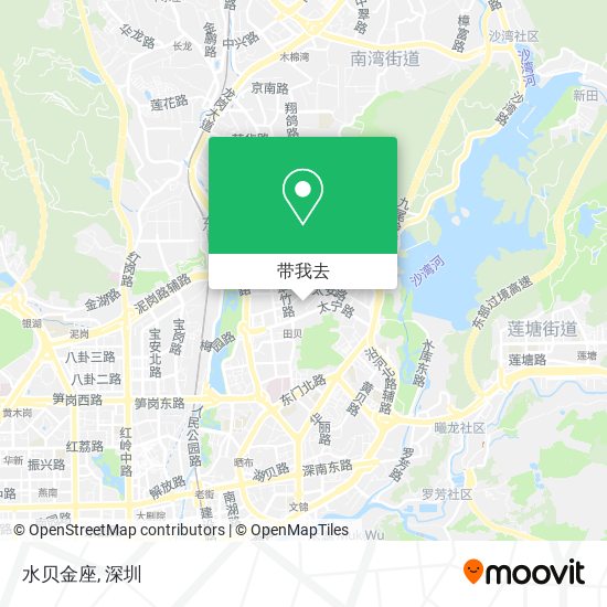 水贝金座地图