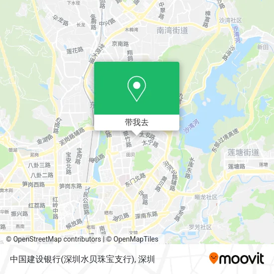 中国建设银行(深圳水贝珠宝支行)地图