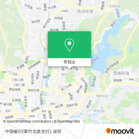中国银行(翠竹北路支行)地图