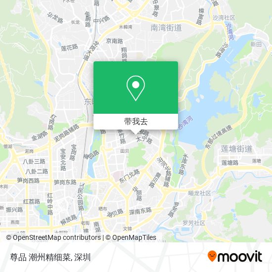 尊品  潮州精细菜地图