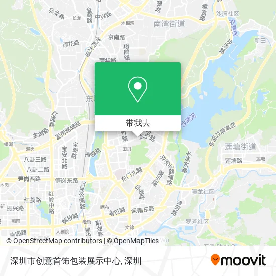 深圳市创意首饰包装展示中心地图
