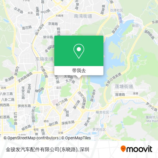 金骏发汽车配件有限公司(东晓路)地图