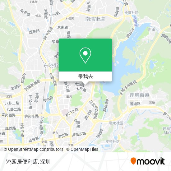 鸿园居便利店地图
