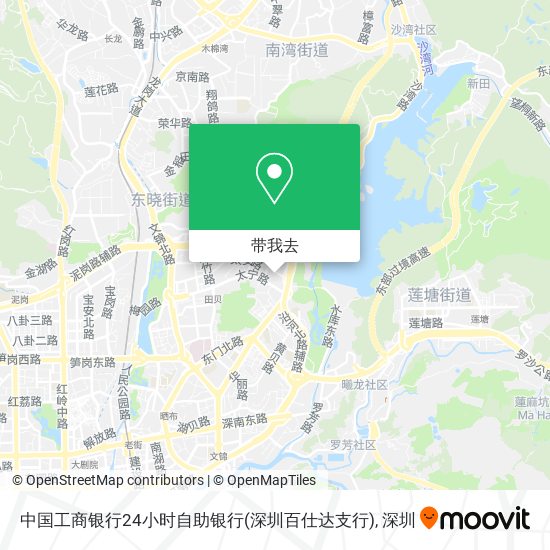 中国工商银行24小时自助银行(深圳百仕达支行)地图