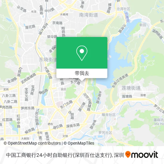 中国工商银行24小时自助银行(深圳百仕达支行)地图