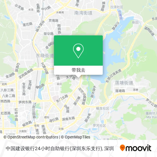 中国建设银行24小时自助银行(深圳东乐支行)地图