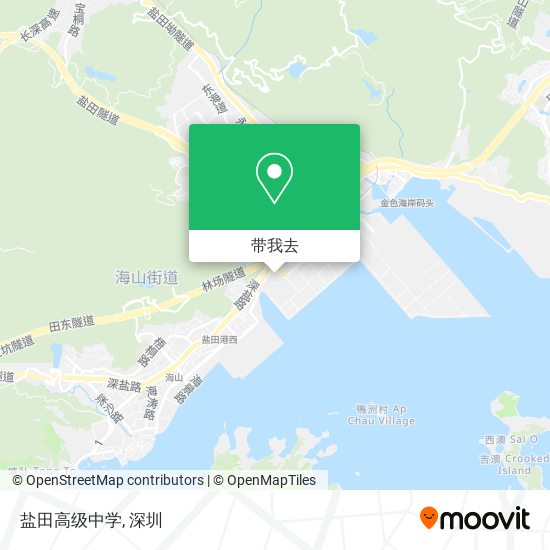 盐田高级中学地图