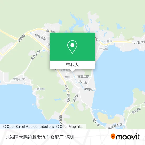 龙岗区大鹏镇胜发汽车修配厂地图