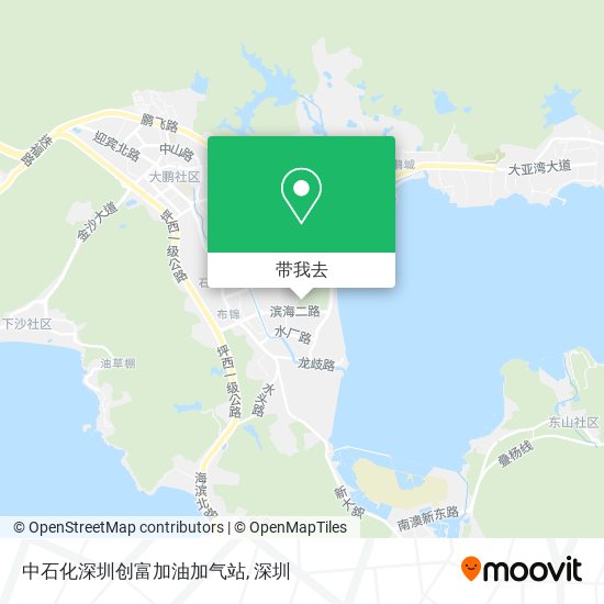 中石化深圳创富加油加气站地图