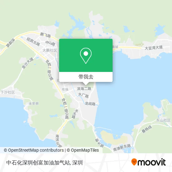 中石化深圳创富加油加气站地图