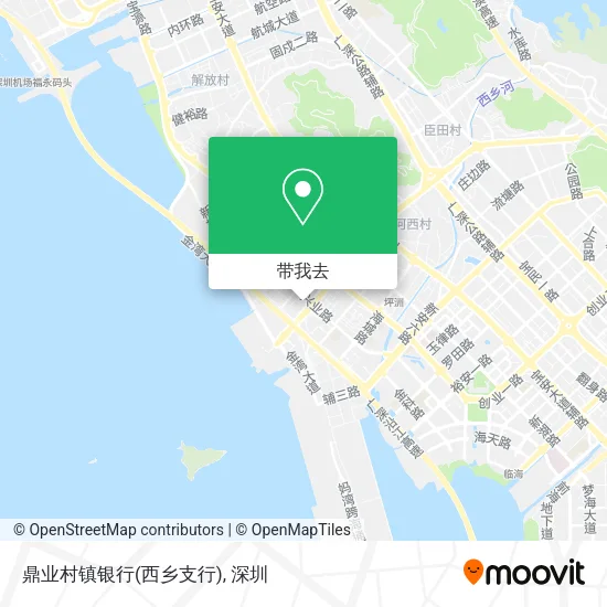 鼎业村镇银行(西乡支行)地图