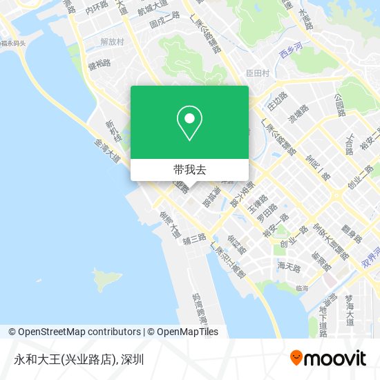 永和大王(兴业路店)地图