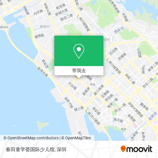春田童学荟国际少儿馆地图