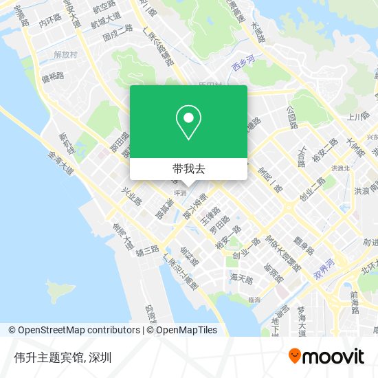 伟升主题宾馆地图
