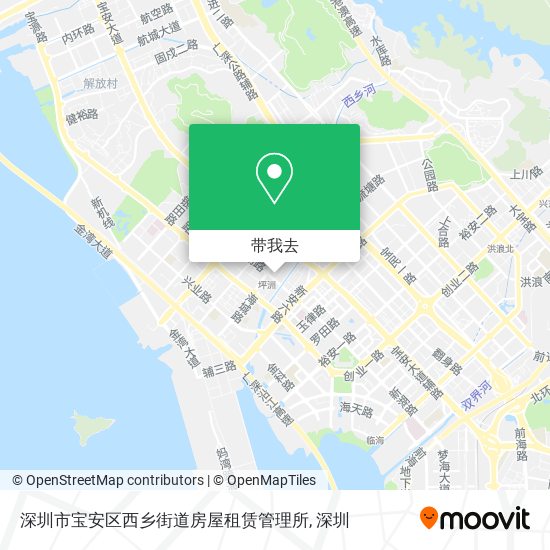 深圳市宝安区西乡街道房屋租赁管理所地图