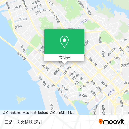 三鼎牛肉火锅城地图
