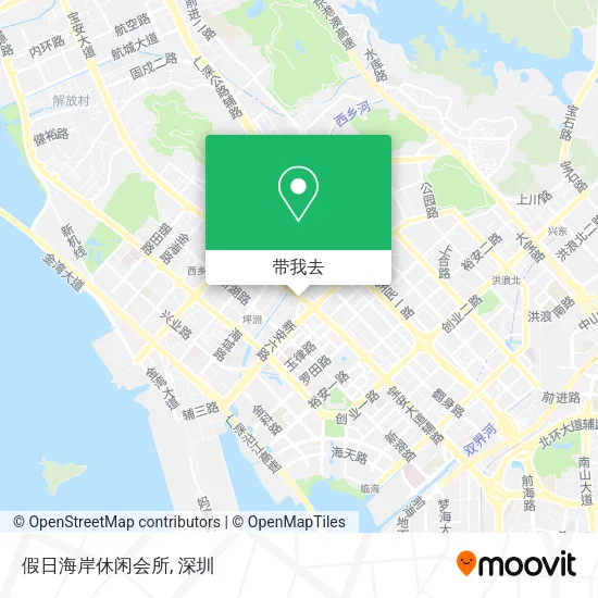 假日海岸休闲会所地图
