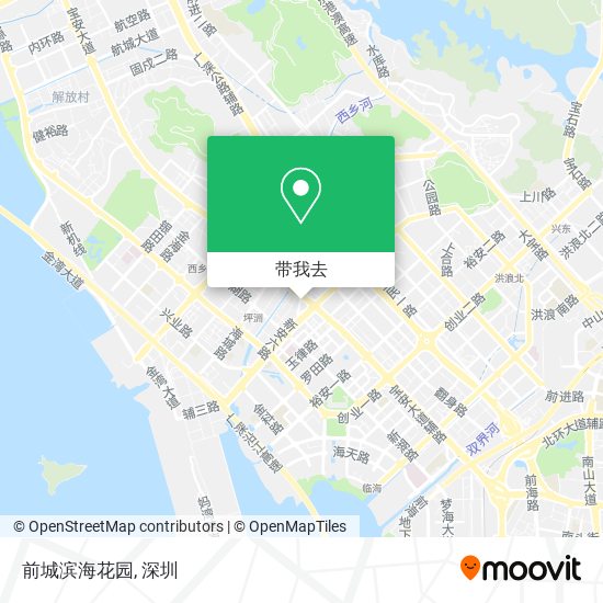 前城滨海花园地图