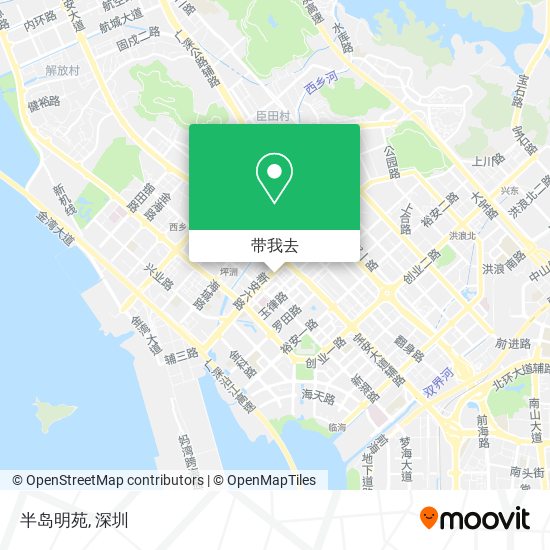 半岛明苑地图