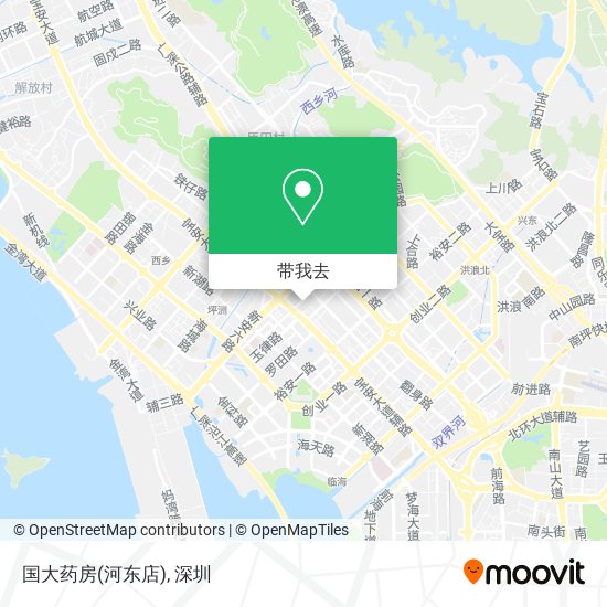 国大药房(河东店)地图