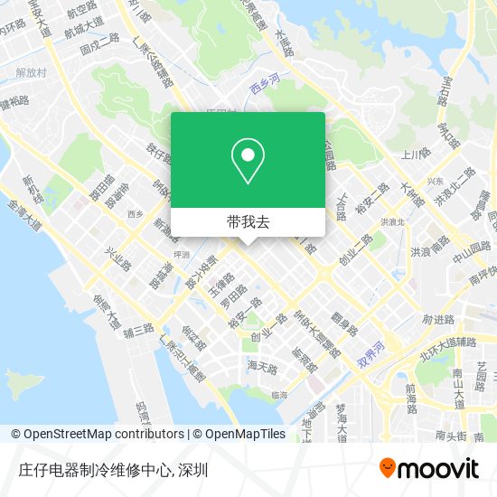 庄仔电器制冷维修中心地图