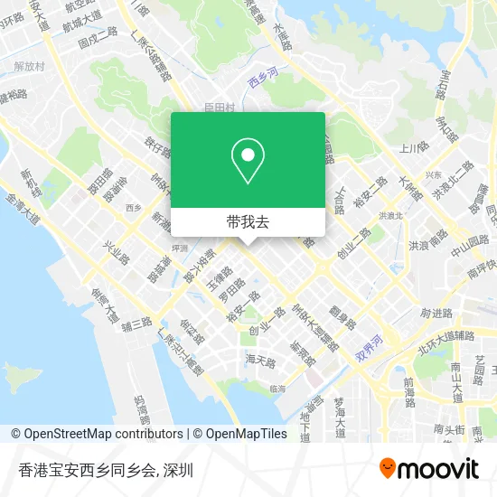 香港宝安西乡同乡会地图