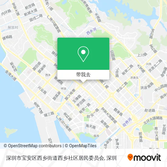 深圳市宝安区西乡街道西乡社区居民委员会地图