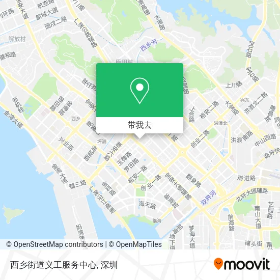 西乡街道义工服务中心地图
