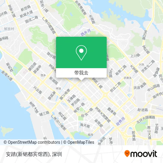安踏(新铭都宾馆西)地图