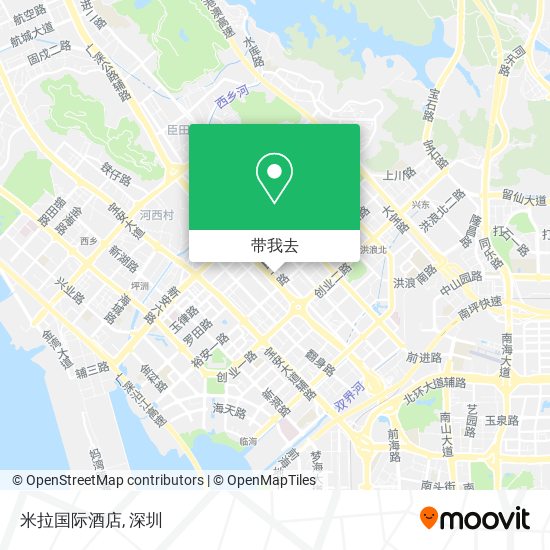 米拉国际酒店地图