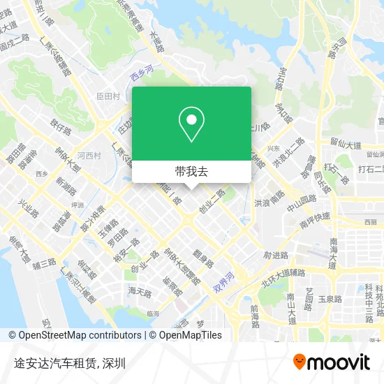 途安达汽车租赁地图