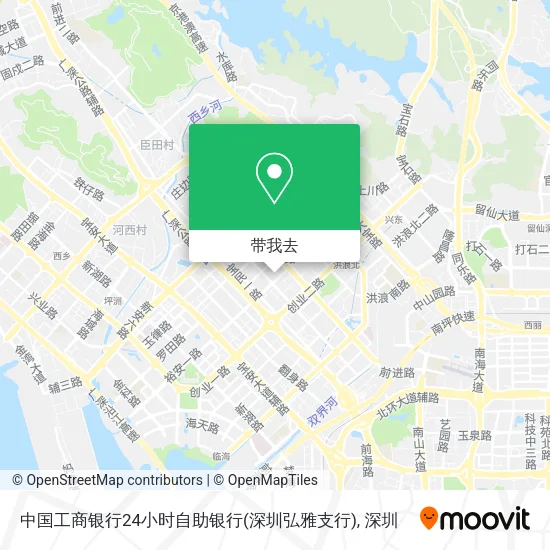 中国工商银行24小时自助银行(深圳弘雅支行)地图