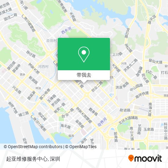 起亚维修服务中心地图