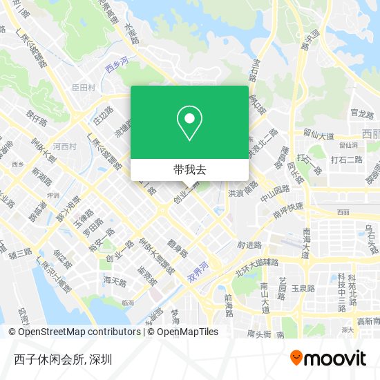 西子休闲会所地图