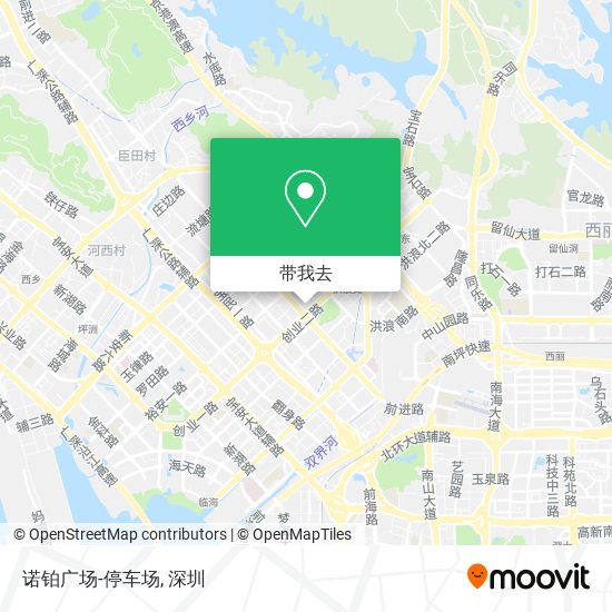 诺铂广场-停车场地图