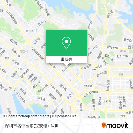 深圳市名中医馆(宝安馆)地图