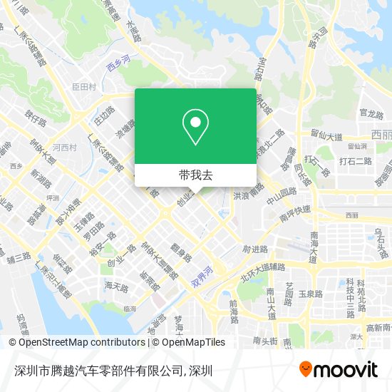 深圳市腾越汽车零部件有限公司地图