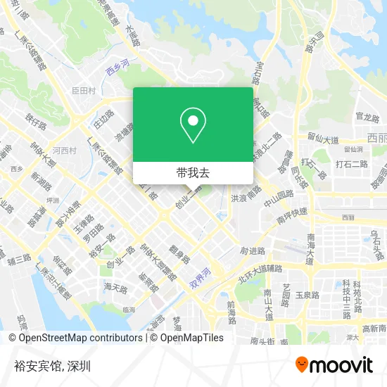 裕安宾馆地图