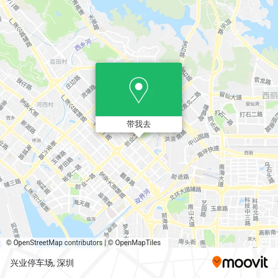 兴业停车场地图