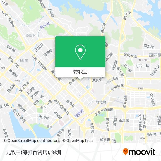 九牧王(海雅百货店)地图