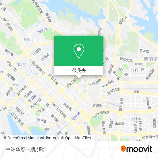 中洲华府一期地图