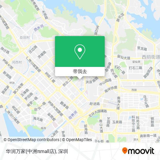 华润万家(中洲πmall店)地图