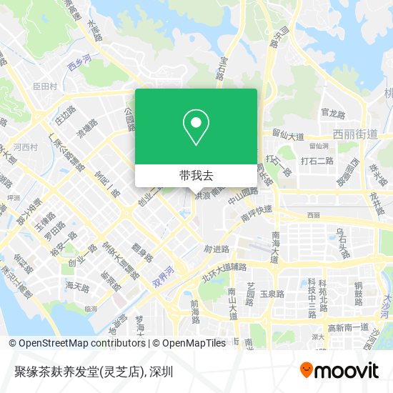 聚缘茶麸养发堂(灵芝店)地图