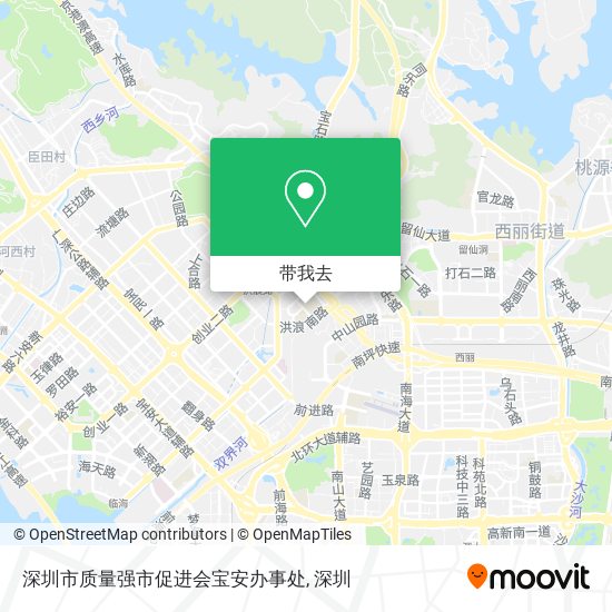 深圳市质量强市促进会宝安办事处地图